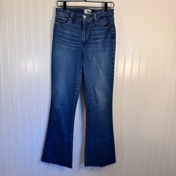 PAIGE Denim - Paige High Rise Laurel Canyon Flare Medium Wash Denim Jeans Women’s Size 30